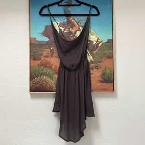 Indah Tahani Mini Sheer Dress